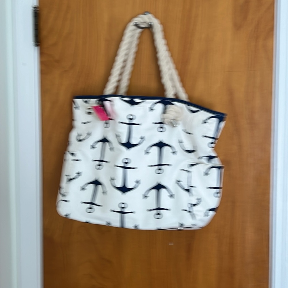 Nautical Anchor Tote Bag - Picture 2 of 2